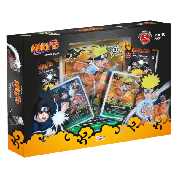 Caja Starter Pack Naruto Mythos TCG First Edition - Ingles