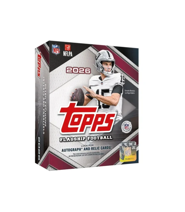 Mega Box Football Flagship (12 Sobres) - NFL 2026 - Topps